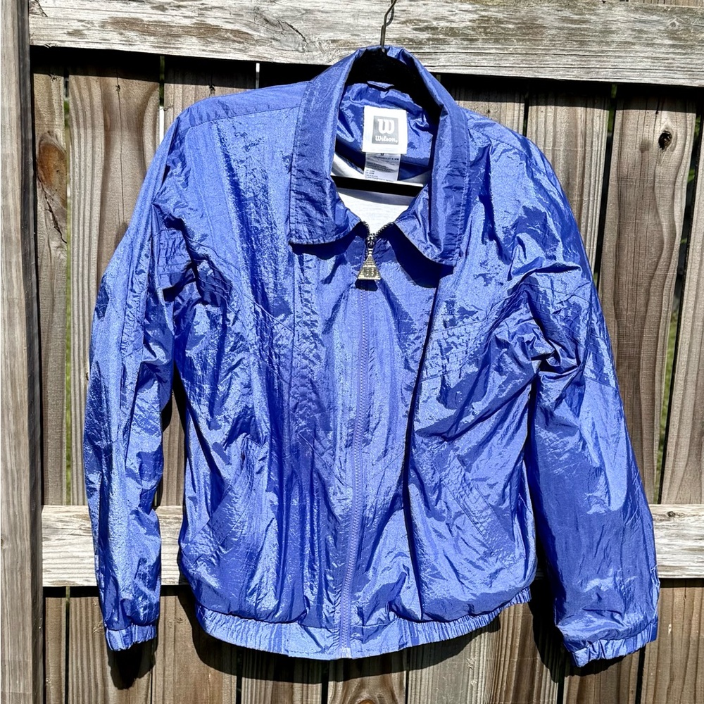 Wilson Purple Windbreaker Jacket